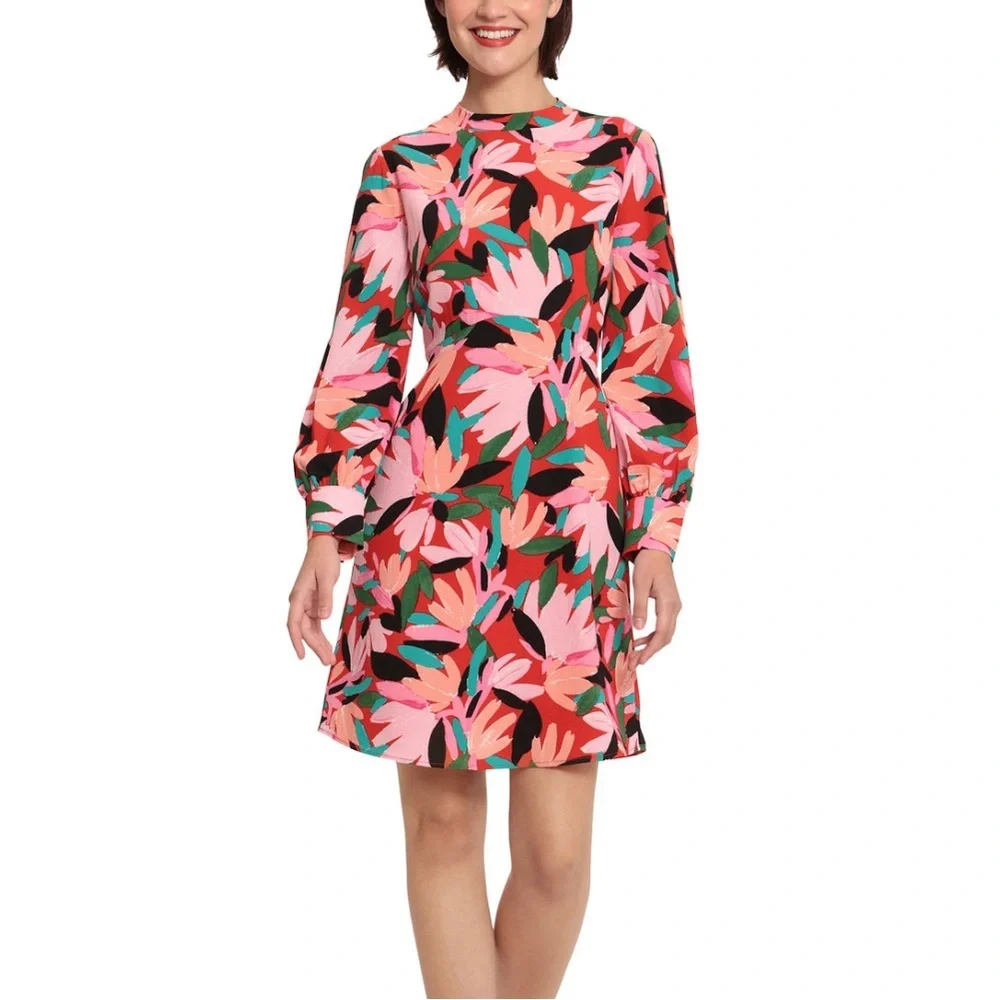 Donna Morgan Women floral
Printed Dress. size 10 - Picture 1 of 8